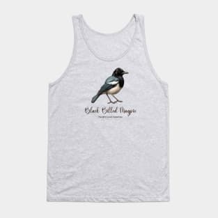 Black-Billed Magpie - The Bird Lover Collection Tank Top